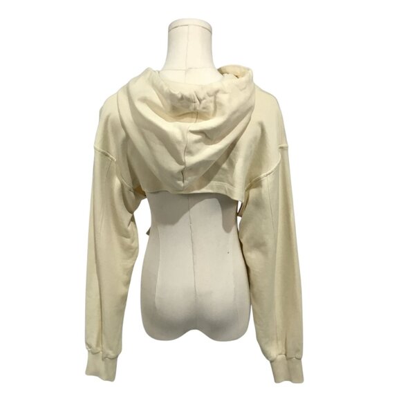 Zara Womens Cold Shoulder Hooded Sweatshirt - Picture 2 of 4